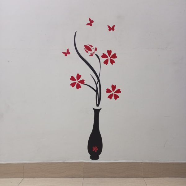 Vase Sticker For Home Decoration Items